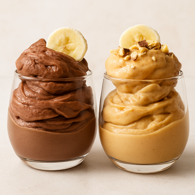 Παγωτό Υψηλής Πρωτεΐνης με 2 Υλικά