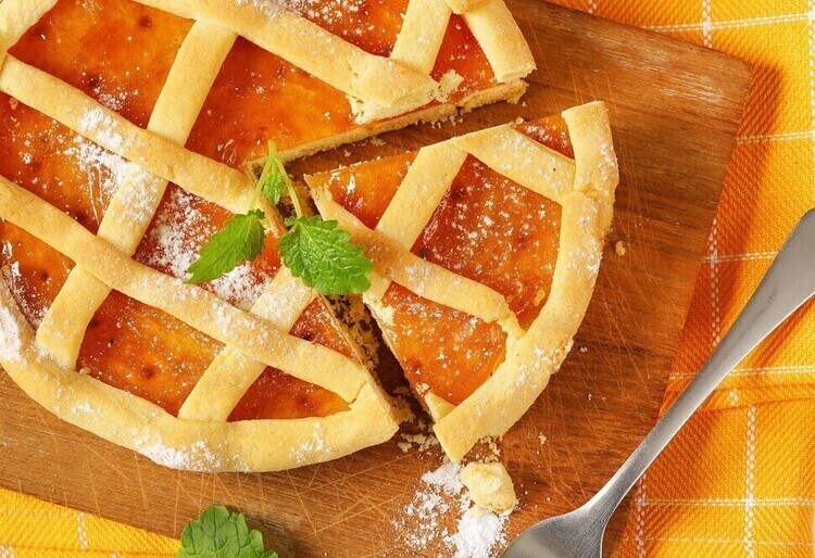 Πάστα Φλώρα με Μαρμελάδα Βερίκοκο