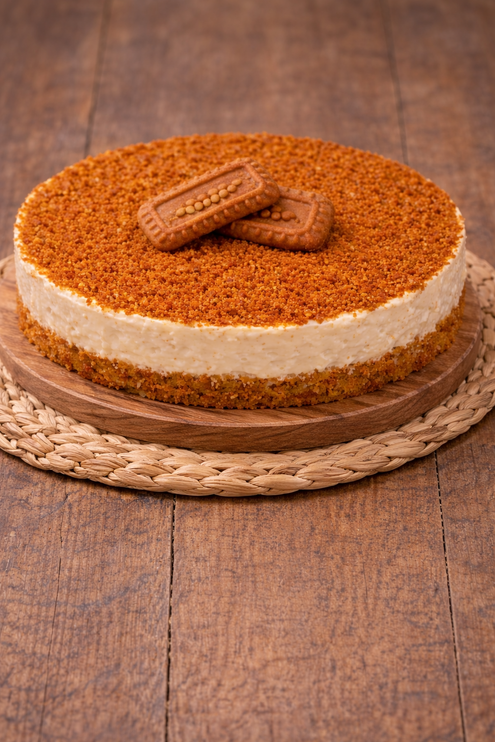 Cheesecake Καραμέλας με μπισκότα Speculoos